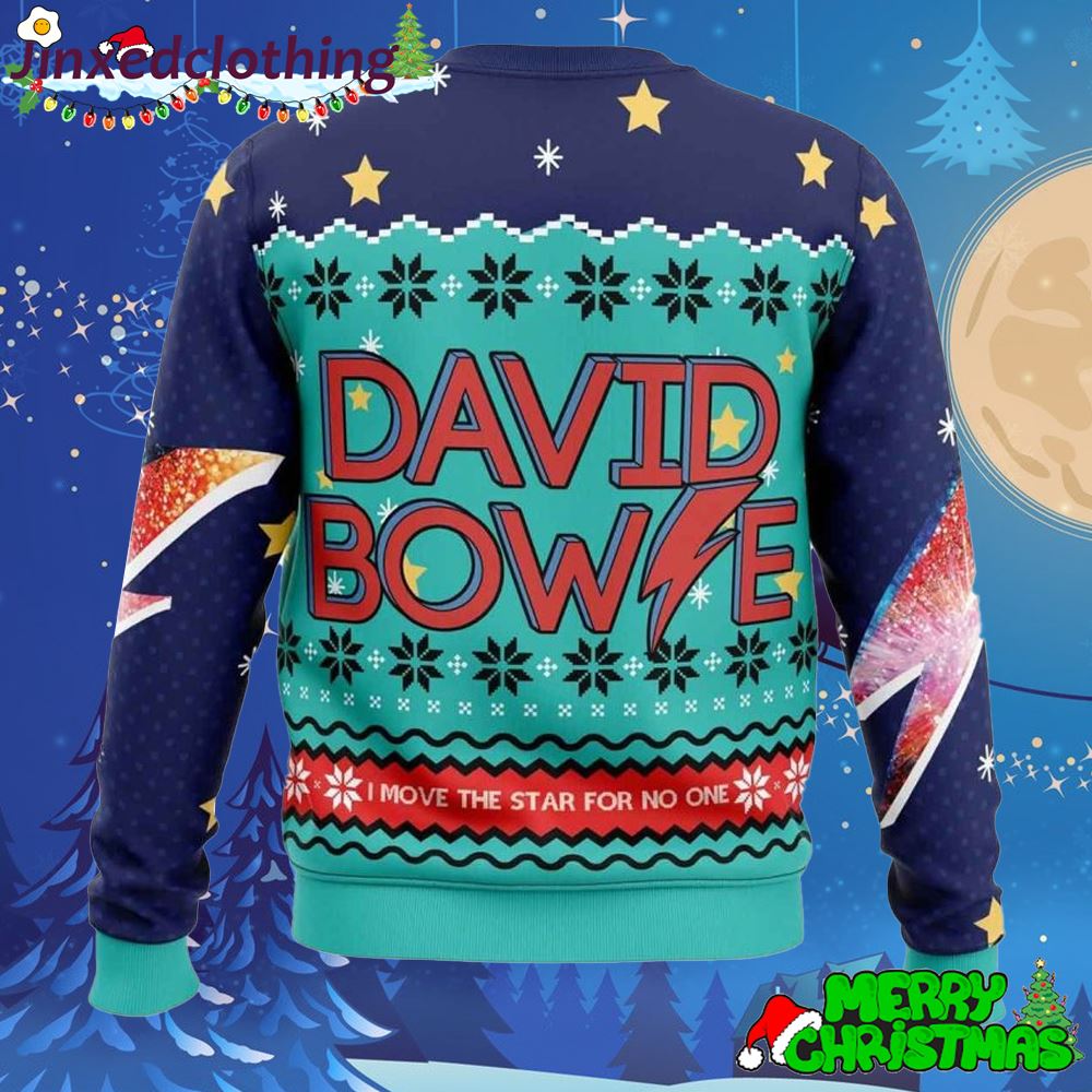 David Bowie Christmas Gift Ugly Sweater 